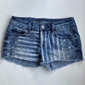 American Eagle Jean Shorts Size 0